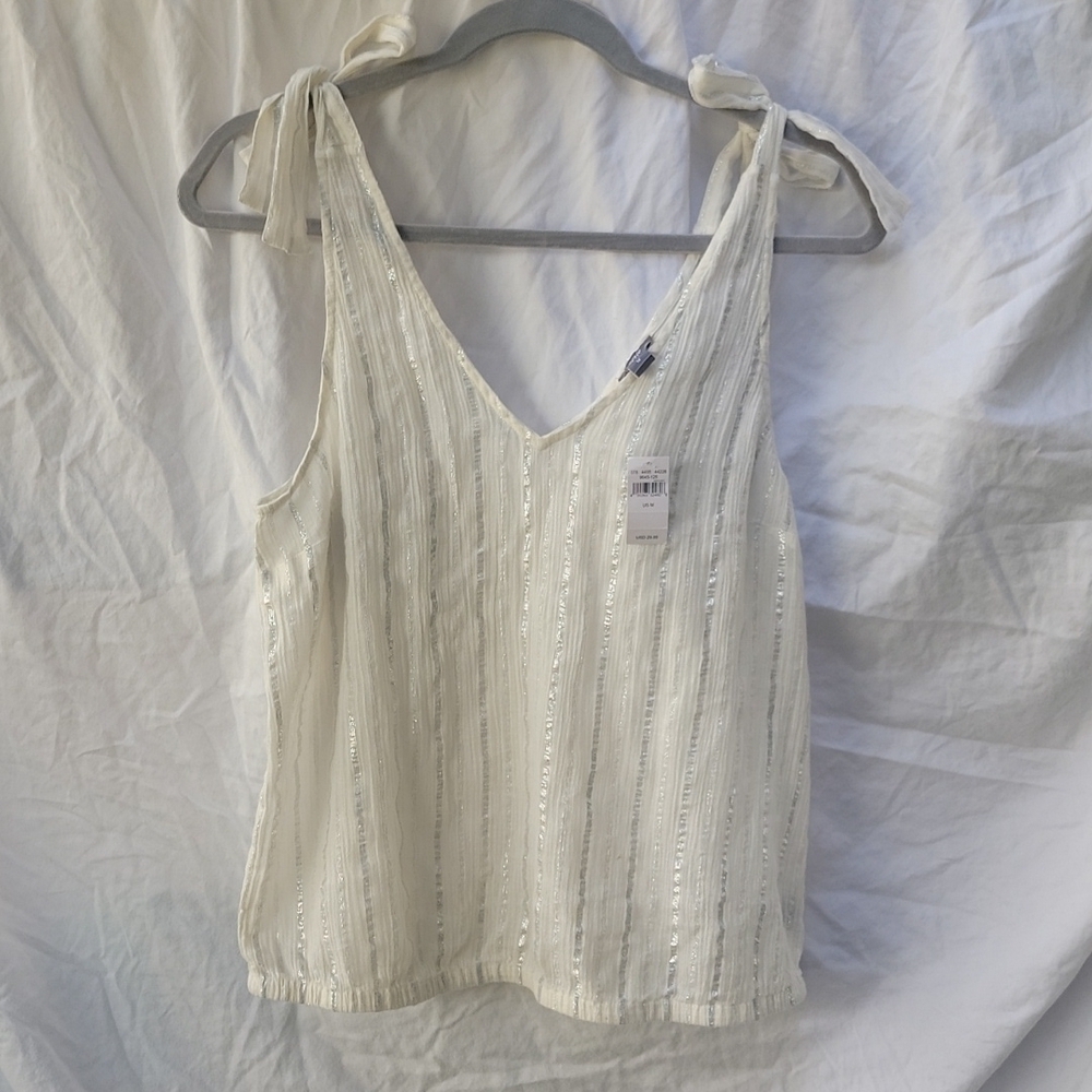 Aerie metallic top